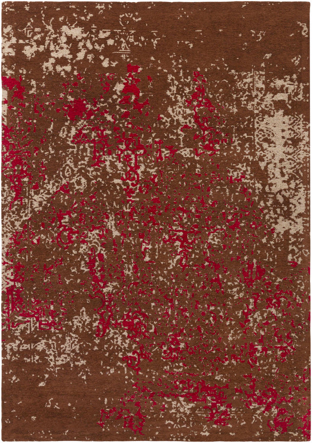 Sweeny Rust/Red Abstract Area Rug - Clearance - Ornate Home