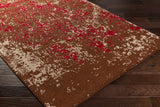 Sweeny Rust/Red Abstract Area Rug - Clearance - Ornate Home