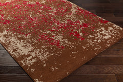 Sweeny Rust/Red Abstract Area Rug - Clearance - Ornate Home