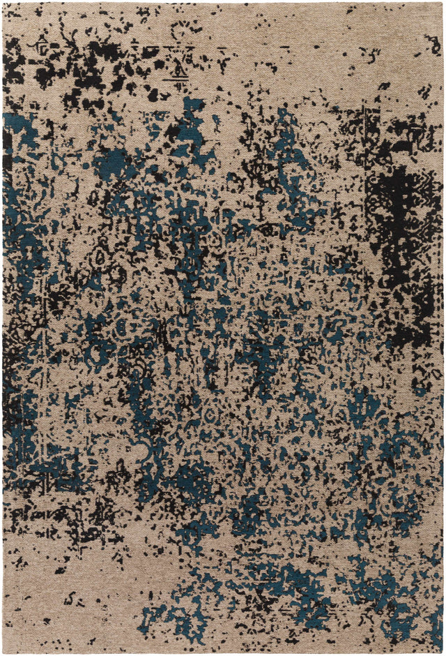 Sweeny Teal Abstract Area Rug - Clearance - Ornate Home