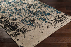 Sweeny Teal Abstract Area Rug - Clearance - Ornate Home