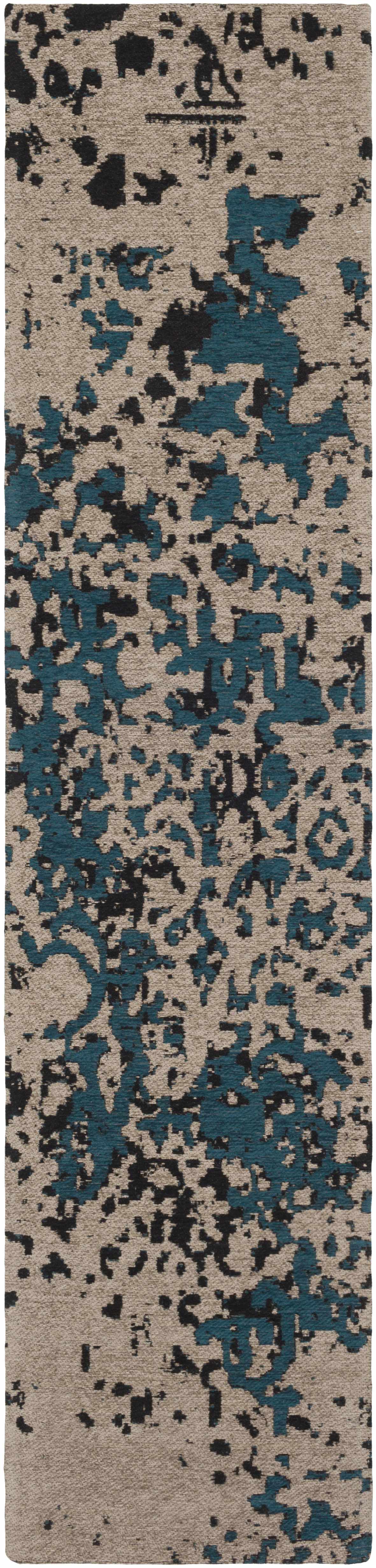 Sweeny Teal Abstract Area Rug - Clearance - Ornate Home
