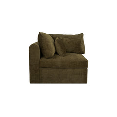 Swift Dark Green Corner Chair - Ornate Home