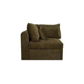 Swift Dark Green Corner Chair - Ornate Home