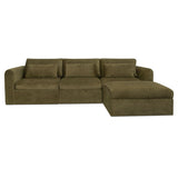 Swift Dark Green Lounge Modular Sectional - Ornate Home