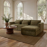 Swift Dark Green Lounge Modular Sectional - Ornate Home