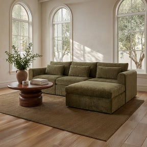 Swift Dark Green Lounge Modular Sectional - Ornate Home