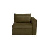 Swift Dark Green Right Arm Facing Chair - Ornate Home