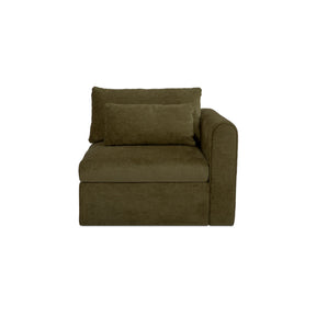 Swift Dark Green Right Arm Facing Chair - Ornate Home