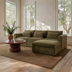 Swift Dark Green Storage Ottoman - Ornate Home