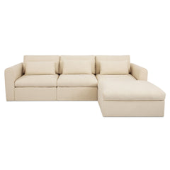 Swift Light Beige Lounge Modular Sectional - Ornate Home