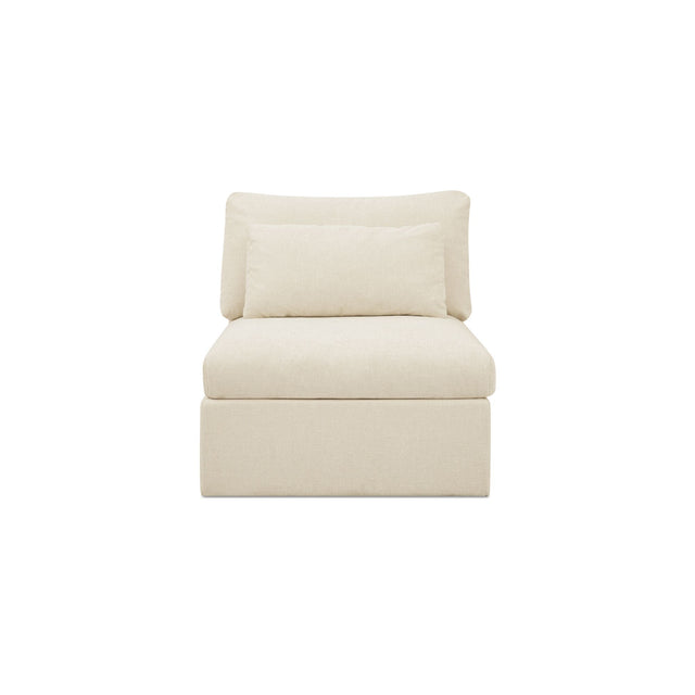 Swift Light Beige Slipper Chair - Ornate Home