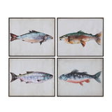 Swimming School Multi/Green Canvas