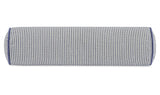 Sybil Navy Stripe Small Bolster Pillow - Ornate Home