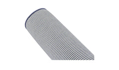 Sybil Navy Stripe Small Bolster Pillow - Ornate Home
