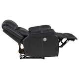Sycamore Dark Grey Power Recliner - Ornate Home