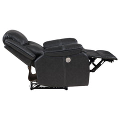 Sycamore Dark Grey Power Recliner - Ornate Home