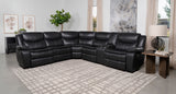 Sycamore Dark Grey Power Reclining Sectional Sofa - Ornate Home
