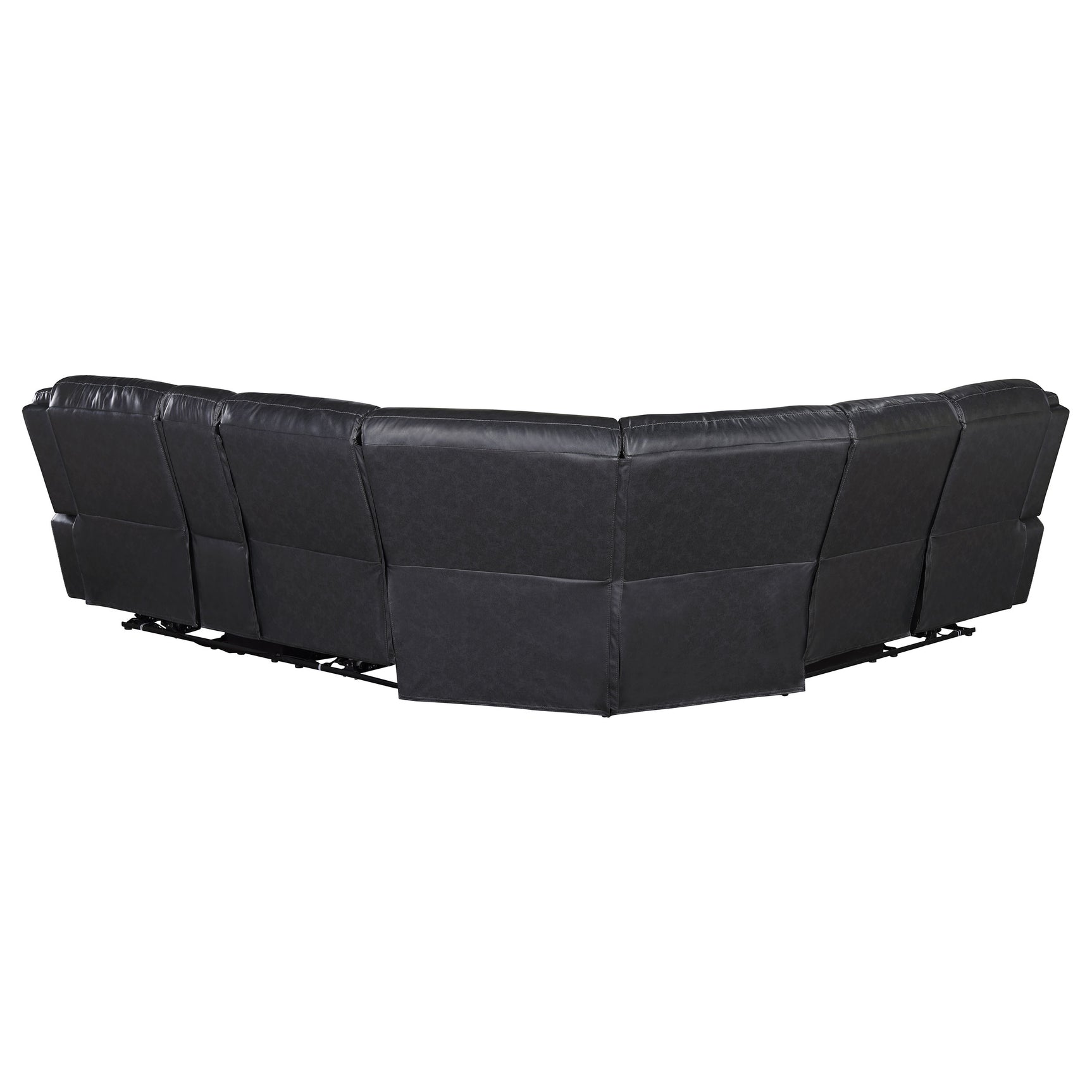 Sycamore Dark Grey Power Reclining Sectional Sofa - Ornate Home