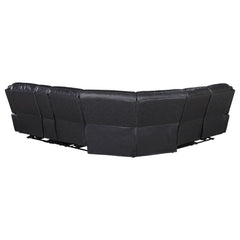 Sycamore Dark Grey Power Reclining Sectional Sofa - Ornate Home