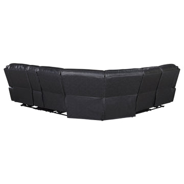 Sycamore Dark Grey Power Reclining Sectional Sofa - Ornate Home