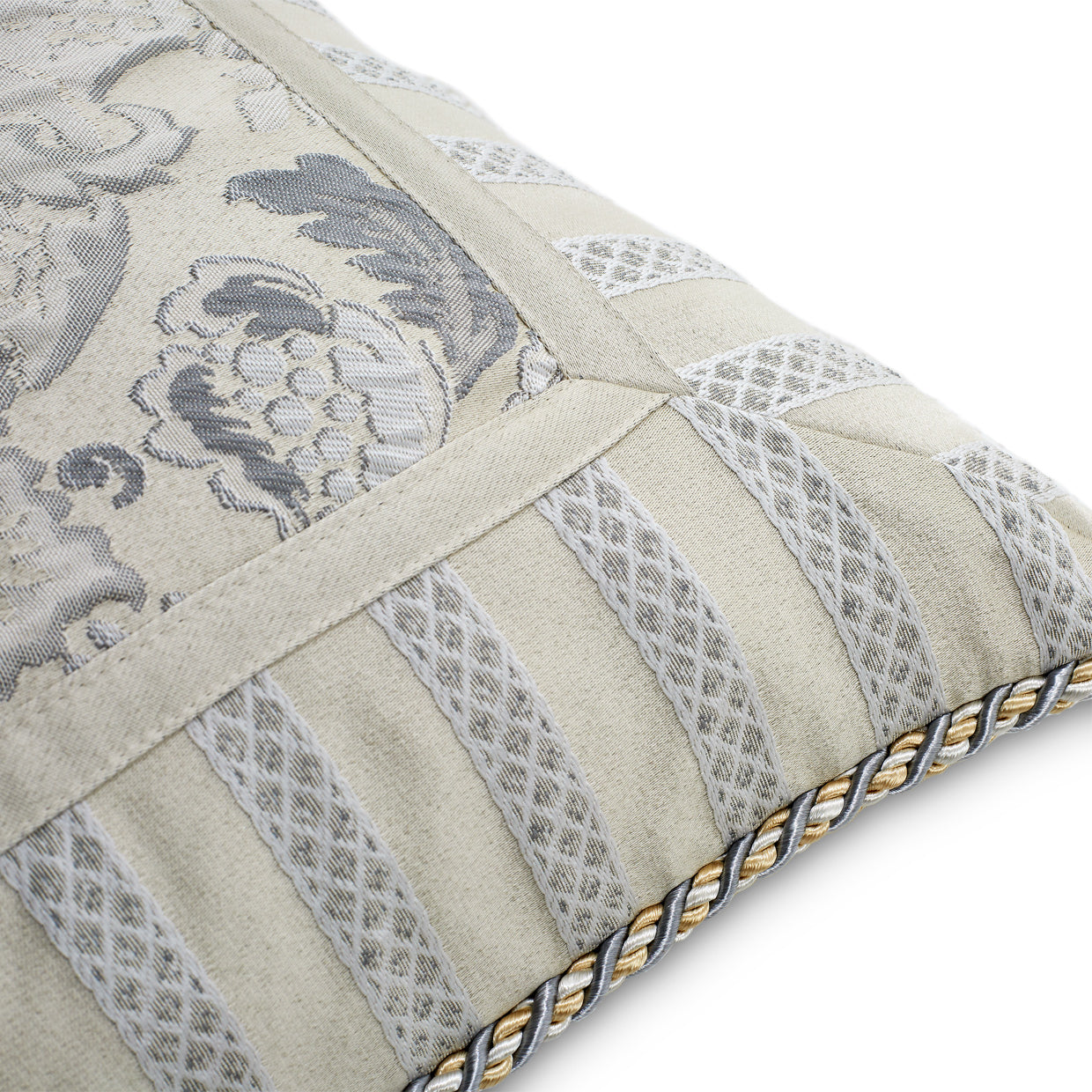 Sycamore Grove Silver 10-Piece King Comforter Set - Ornate Home