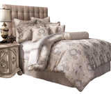 Sycamore Grove Silver Comforter Set - Ornate Home