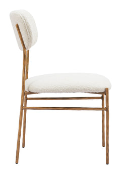 Sydhavnen Cream & Gold Dining Chair - Ornate Home