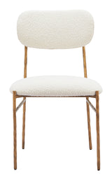 Sydhavnen Cream & Gold Dining Chair - Ornate Home