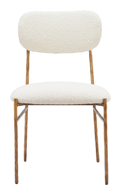 Sydhavnen Cream & Gold Dining Chair - Ornate Home