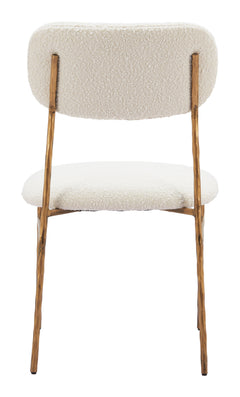 Sydhavnen Cream & Gold Dining Chair - Ornate Home