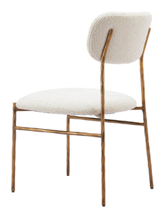 Sydhavnen Cream & Gold Dining Chair - Ornate Home