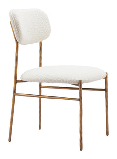Sydhavnen Cream & Gold Dining Chair - Ornate Home