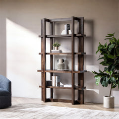 Sydney Bark Brown Bookcase - Ornate Home