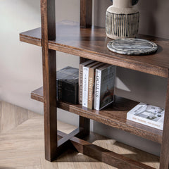 Sydney Bark Brown Bookcase - Ornate Home