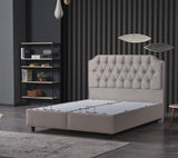 Sydney Beige Queen Storage Bed - Ornate Home