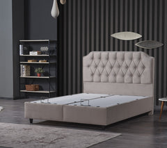 Sydney Beige Queen Storage Bed - Ornate Home