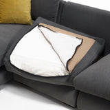 Sydney Gray 2pc LAF Chaise Sectional (110") - Ornate Home