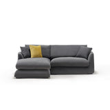 Sydney Gray 2pc LAF Chaise Sectional - Ornate Home