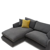 Sydney Gray 2pc LAF Chaise Sectional - Ornate Home