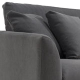 Sydney Gray 2pc RAF Chaise Sectional (110") - Ornate Home