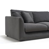 Sydney Gray 2pc RAF Chaise Sectional (110") - Ornate Home