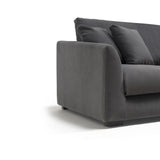 Sydney Gray 2pc RAF Chaise Sectional - Ornate Home