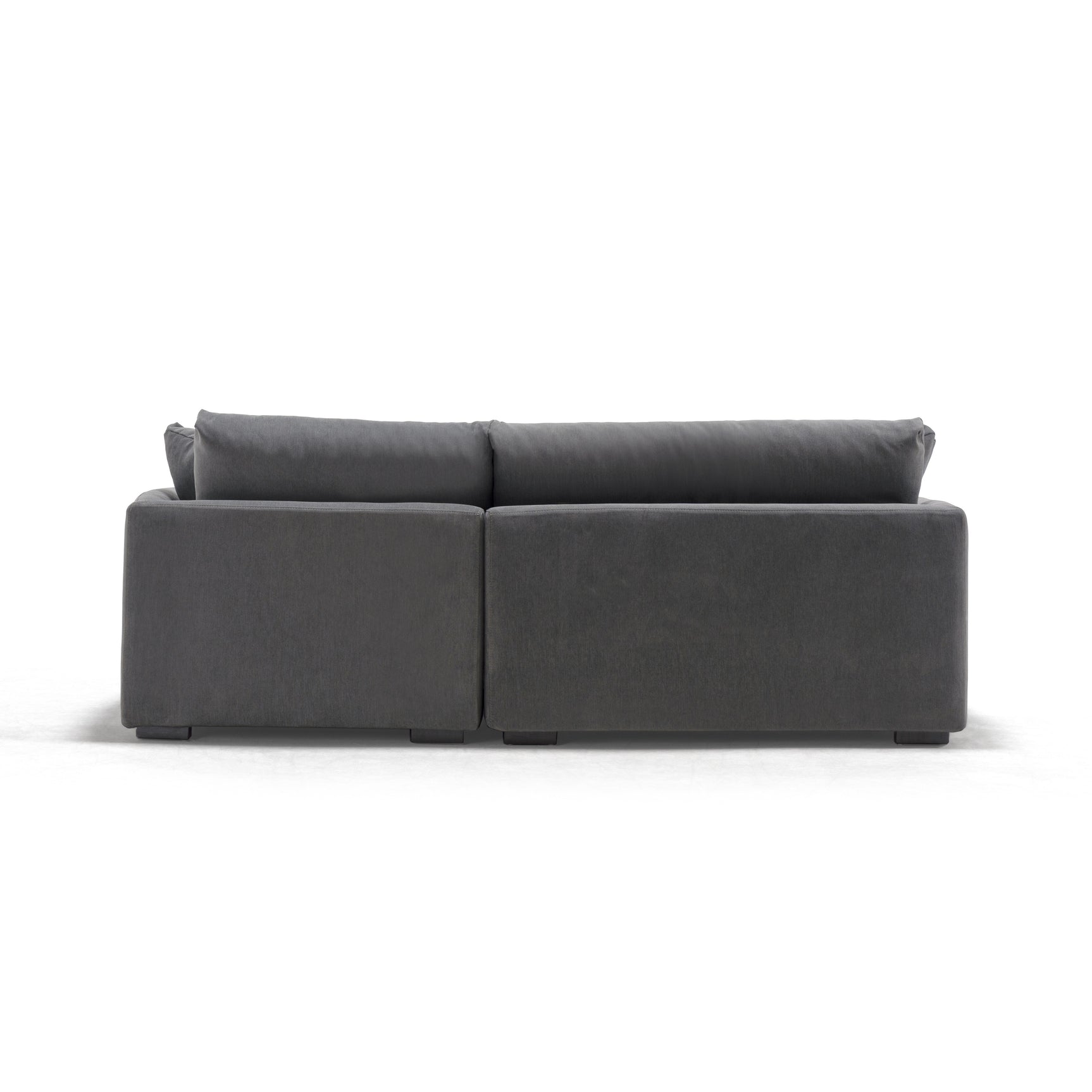 Sydney Gray 2pc RAF Chaise Sectional - Ornate Home