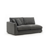 Sydney Gray 2pc RAF Chaise Sectional - Ornate Home
