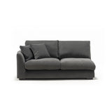 Sydney Gray 2pc RAF Chaise Sectional - Ornate Home