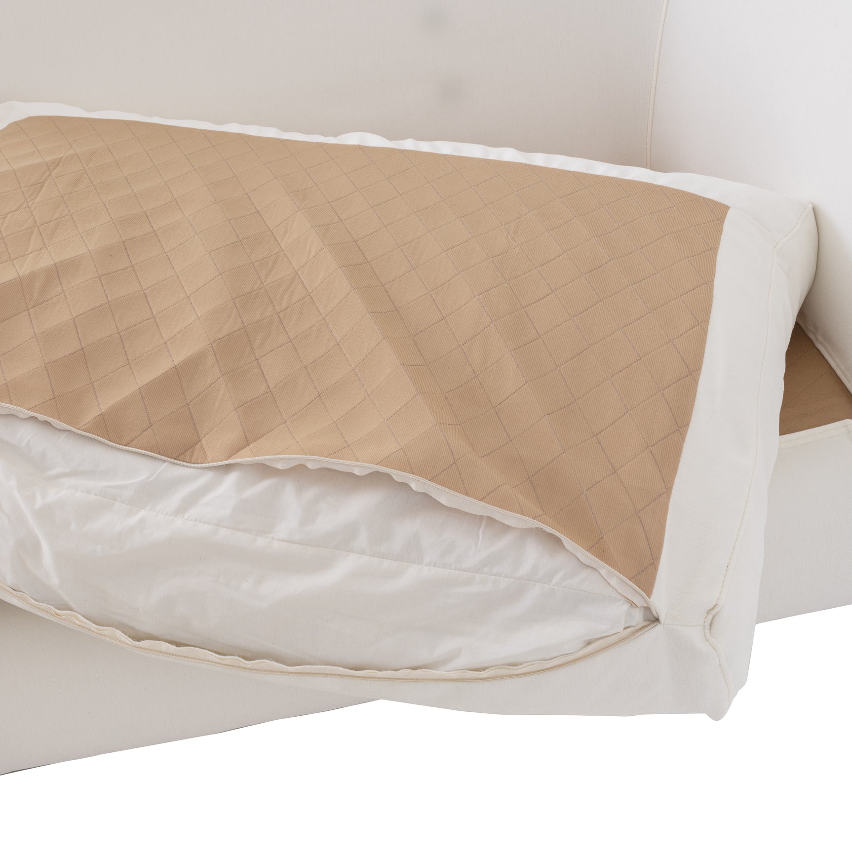 Sydney White 2pc LAF Chaise Sectional - Ornate Home