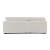 Sydney White 2pc LAF Chaise Sectional - Ornate Home