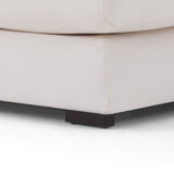 Sydney White 2pc LAF Chaise Sectional - Ornate Home