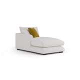 Sydney White 2pc LAF Chaise Sectional - Ornate Home